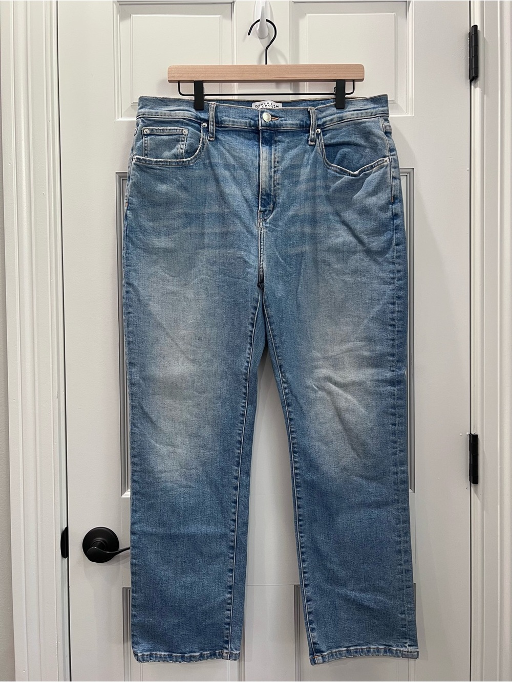 NWT Derek Lam 10 Crosby Denim Drew High Rise Crop Straight Leg Women's Size 34
